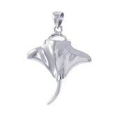Manta Ray Sterling Silver Pendant TPD4823 - Pendants